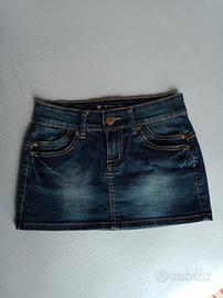 Minigonna jeans