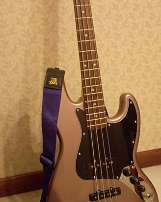 Basso elettrico fender squier jazz burgundy