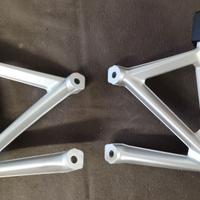 supporti reggi pedane passeggero per BMW gs e adv