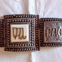 Bracciale vintage in argento '800 massiccio