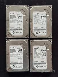 SEAGATE Barracuda (4 unità) da 500GB