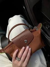longchamp mini color cognac nuova con cartellino