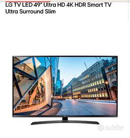 TV Led LG 49” 4K HDR con consegna a casa