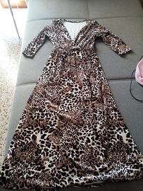 vestito Leopardato L 