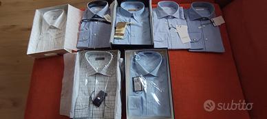 Set di 7 camicie (una con maniche corte)