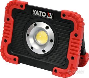 FARO A LED COB Potenza 10WATT   RICARICABILE