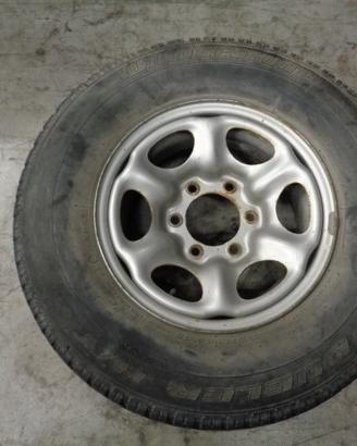 RUOTA SCORTA IN FERRO DA 15 TERRANO II R20 2001