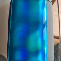 Portafoglio Donna Grande Blu Elettrico