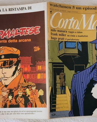 Fumetto CORTO MALTESE - anno 7 n. 8 agosto 1989