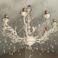 lampadario elegante Swarovski e cristallo 