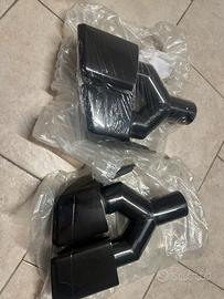 Terminale di scarico CLS AMG nero lucido