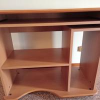 scrivania piano tastiera, ripiano per stampante...