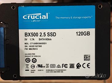 Hard disk SSD Crucial 120 gb