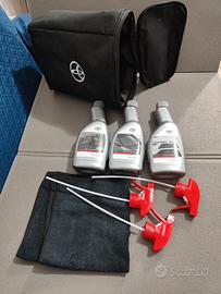 Toyota kit borsa con 3 detergenti originali Nuovi 