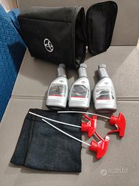 Toyota kit borsa con 3 detergenti originali Nuovi 