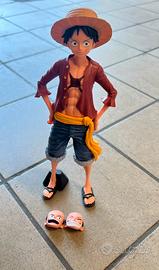 Modellino one piece monkey d luffy rubber