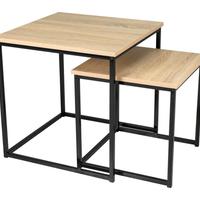 Tavolini da salotto sovrapponibili mod. Double