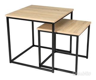 Tavolini da salotto sovrapponibili mod. Double