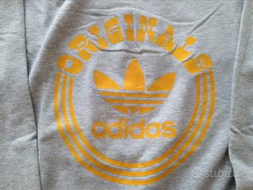 ADIDAS ORIGINALS FELPA RARA VINTAGE TG.S/M NUOVA
