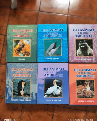 Collezione libri "Gli animali e il loro ambiente".