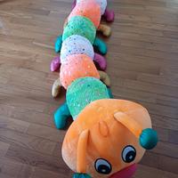 Peluche Bruco lungo 130 cm per bambini