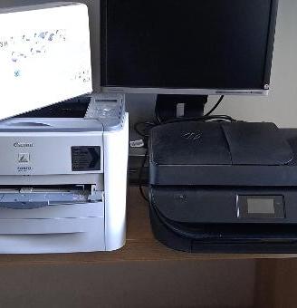 n°2 Stampanti: 1-Laser Canon + 1-HP Officejet