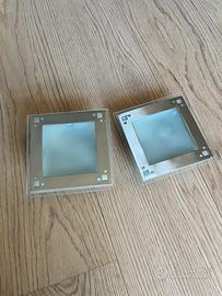 Coppia plafoniere alogene