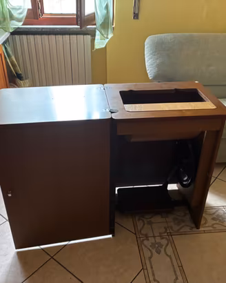 Mobile per macchina da cucire a scomparsa
