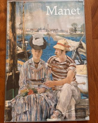 1983 Poster Manet Argenteuil Mostra Grand Palais