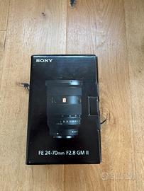 Sony FE 24-70 F 2,8 GM II in Garanzia