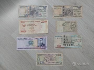 Lotto banconote varie