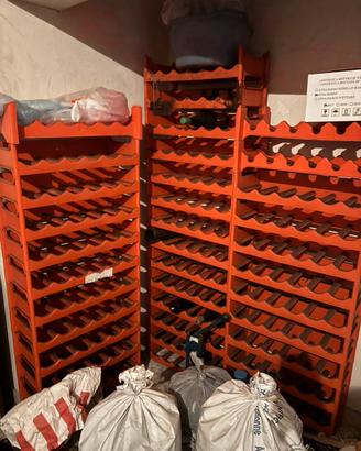 Portabottiglie in plastica catina cantinetta