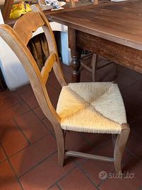 Sedie legno rustiche