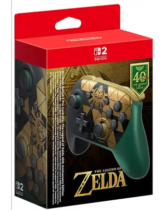 Nintendo Switch 2 Pro Controller Legend of Zelda