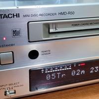 HITACHI mini disc recorder HMD-R50 + album A.OXA