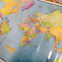 mappa politica del mondo 138x87 cm