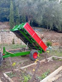 carrello per trattore ribaltaltabile su tre lati