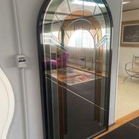 Ingresso nero con specchiera S 2634