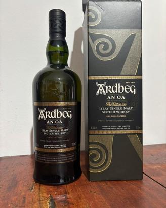 Ardbeg An Oa Islay Single Malt Whisky con scatola