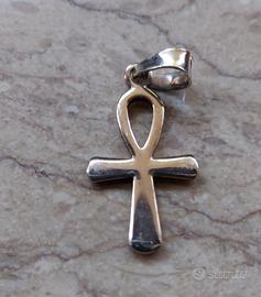 Croce Egizia in argento 925