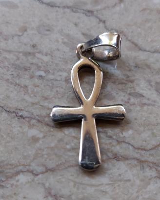 Croce Egizia in argento 925