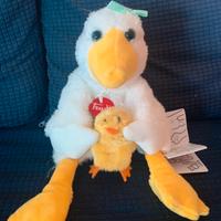 🧸 Trudi oca peluche con pulcino – giocattolo