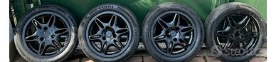 cerchi in lega neri senza gomme x smart