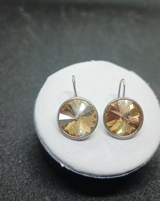 Orecchini ak344, Argento 25 rodiato