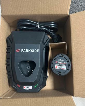 Batteria 2,5ah 12v + Caricabatterie 6a Parkside