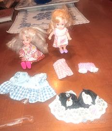 Lotto Bambole Shelly / Kelly Mattel Vintage Anni 9