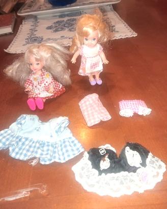 Lotto Bambole Shelly / Kelly Mattel Vintage Anni 9