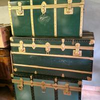 set di 3 bauli vintage anni 50