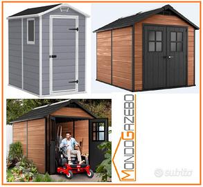 Casette PVC o Resina giardino portattrezzi casetta