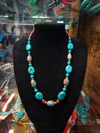 Collana Stile Tibetano